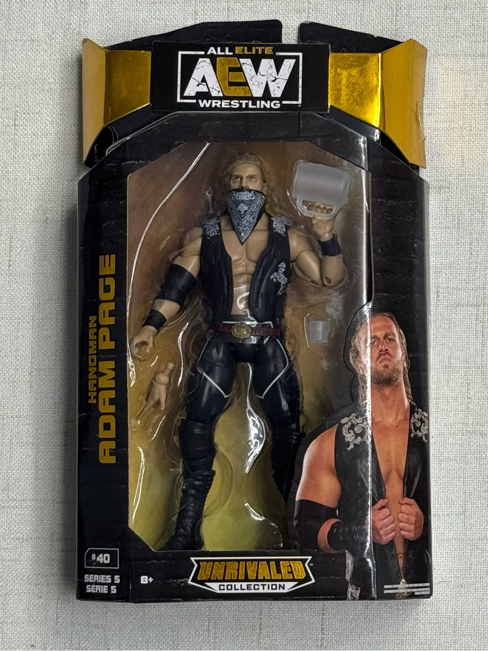 2021 AEW Jazwares Unrivaled Collection Series 5 #40 "Hangman" Adam Page